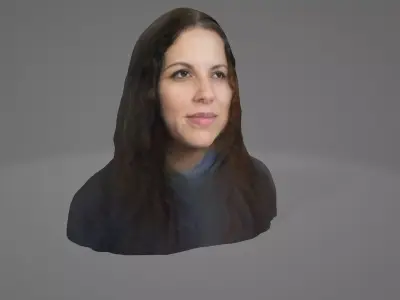 Character No 9  Not Rigged 3D model Low-poly 3D model