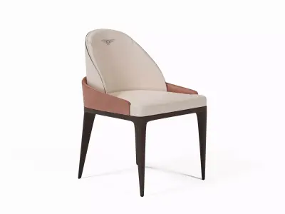 Bentley chair Low-poly 3D model