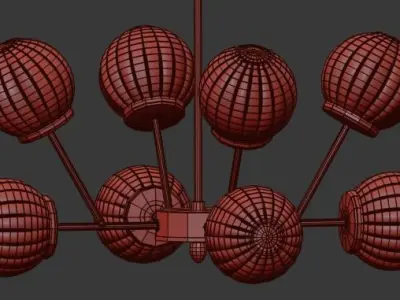 Proto Chandelier 3D model