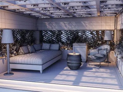 Outdoor Scene 3D model