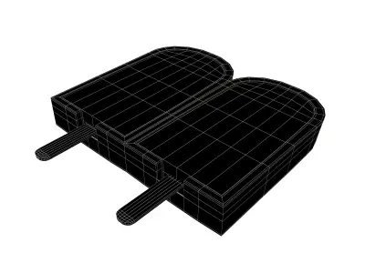 Ice Lolly With Mold v1 005 Low-poly 3D model