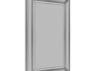 Beveled Beaded Accent Wall Mirror ROSP1590 3D model