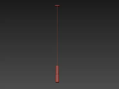 Amelia Black Pendant by David Pompa  3D model