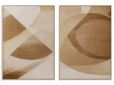 Abstract Painting Frame set 3D model 437
