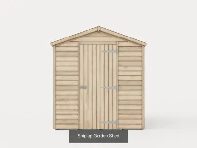 Collection of Garden Shed 3D Models - 10 Models 3D Model Pack