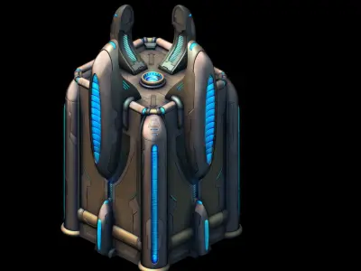 Different dimension - building - wall 04 3D model