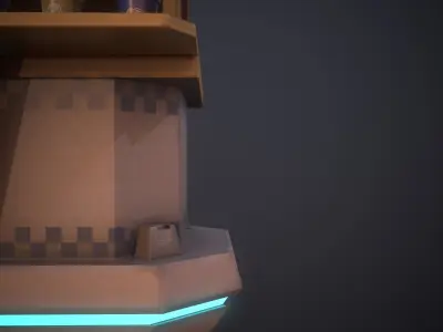 Stylized Fly Shop 3D model