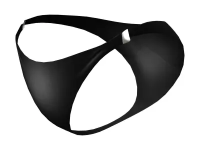 Bikini Bottom With Side Bids Low-poly 3D model