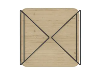 PORTER COFFEE TABLE SQUARE 3D model