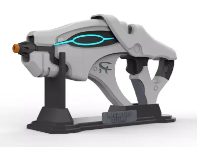 Scorpion Blaster - Mass Effect - Printable 3d model - STL 3D print model