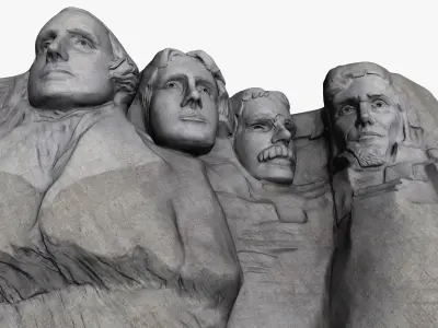 Mount Rushmore 3D model