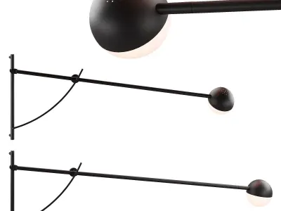 355 lighting fixtures 27 Northern Balancer wall lamp by Yuue 3D model