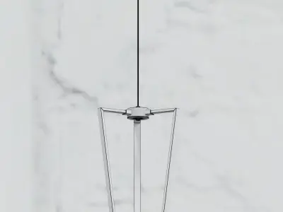 Designer pendant lamp TUBE by Romatti 3D model