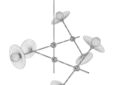 GORN NEW CHANDELIER Low-poly 3D model