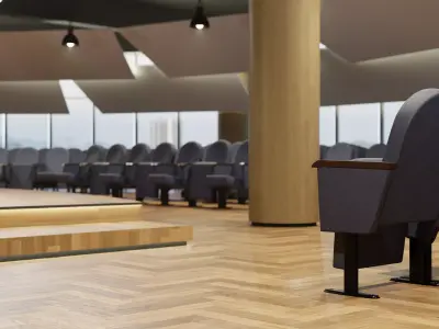 Stage for performances 3D model