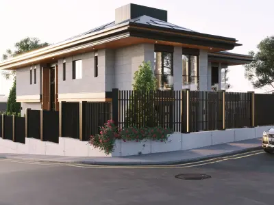 LUXURY VILLA 3D model shop