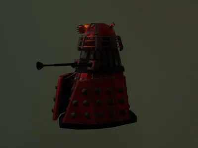 STEAMPUNK - ROYAL GUARD DALEK PACK - Rogue Film Productions Low-poly 3D model