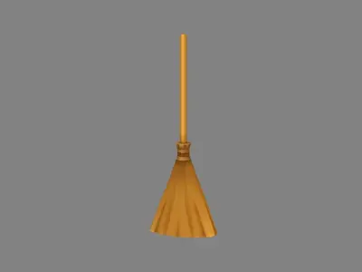Magicdi Broom Low-poly 3D model