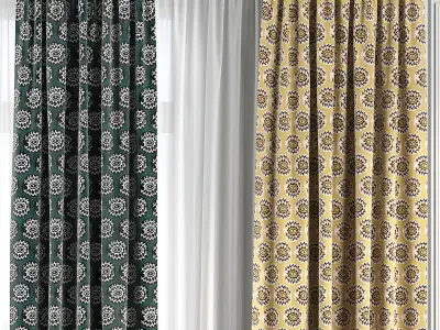 Curtain Set 142 3D model