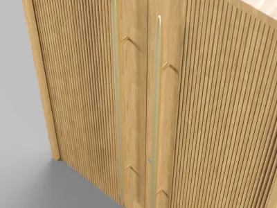 Door design Low-poly 3D model purchase