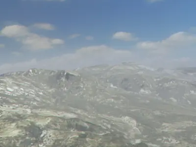 Terrain Landscape 3D model