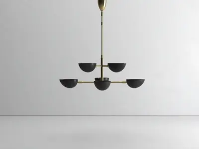 Chandelier Graphic Large Two-Tier  3D model