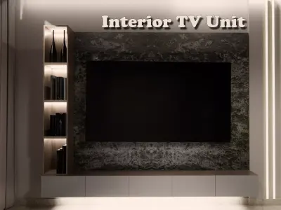 Interior TV Unit 3D model