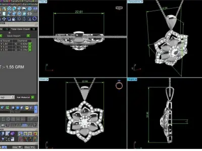 Pendant - 8853 3D print model