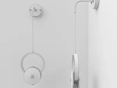 Toreidian Wall Light 3D model