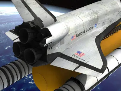 NASA Discovery Space shuttle 3D model