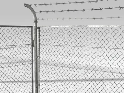 Rabitz fence 40000 tris 3D model