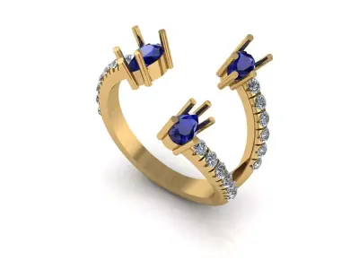 trendy ring 3D print model