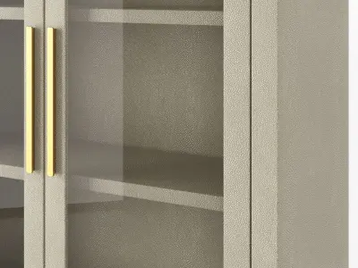 Restoration Hardware Glass Cabinet 3D model