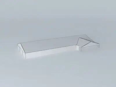 Lidl Sisak Low-poly 3D model