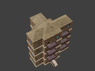 House Model 78 Low-poly 3D model