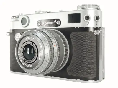 Film camera Zorki-6 3D model