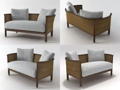 Rosetta sofa 3D model