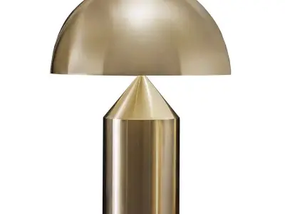 Gold Table Lamp Free 3D model