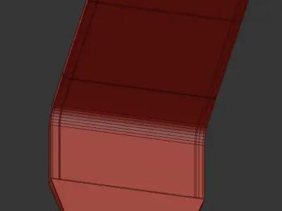 APPLIQUE MURALE LED 3D model