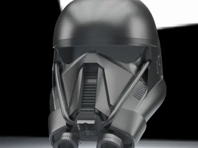 OLD VERSION Death Trooper Helmet 3D print model
