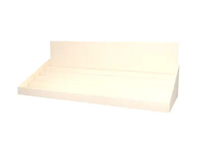 Product Display Stand Cardboard v3 003 Low-poly 3D model