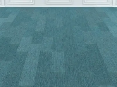 Wall to Wall LVT Floor No 4 3D model