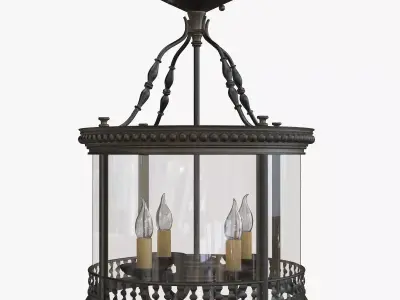 Currey and Company - Grayson Ceiling Lantern 3D model