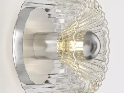Nordic Bauhaus Wall Light 3D model