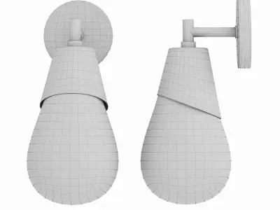 Cora Wall Lamp by Mitzi Low-poly 3D model