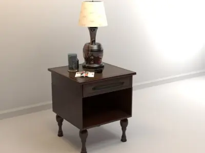 End Table Set 3D model