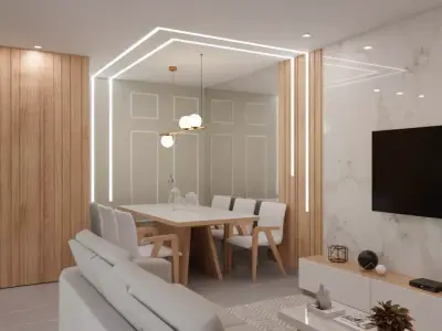 Residential Interior Design Project 3D model