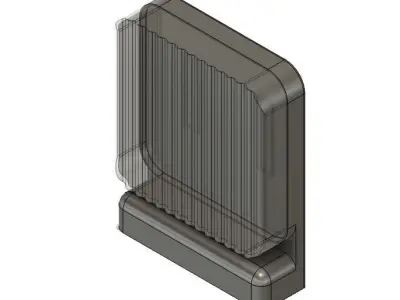 Glass Block Table Lamp Free 3D print model