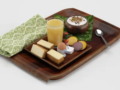 Breakfast Set 3D model
