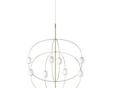 AXIA ceiling lamp by LODES 3D model